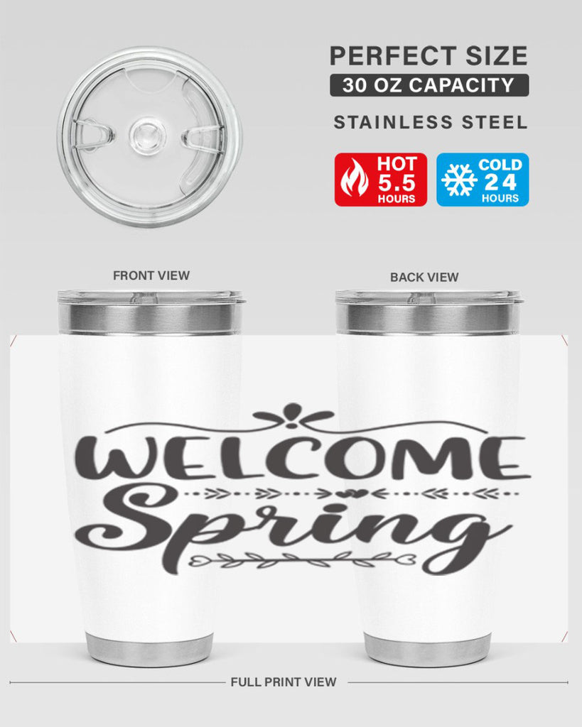 Welcome spring 576#- spring- Tumbler