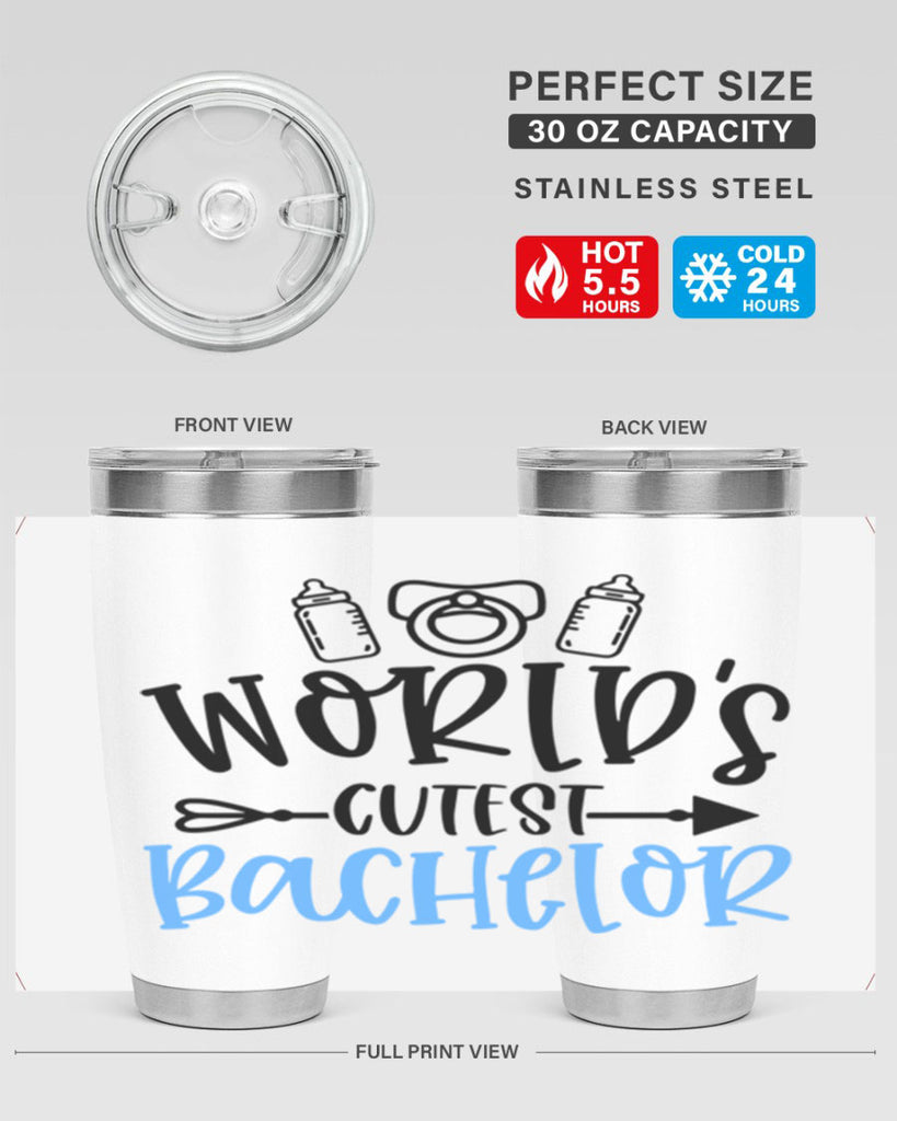 Worlds Cutest Bachelor Style 13#- baby- tumbler