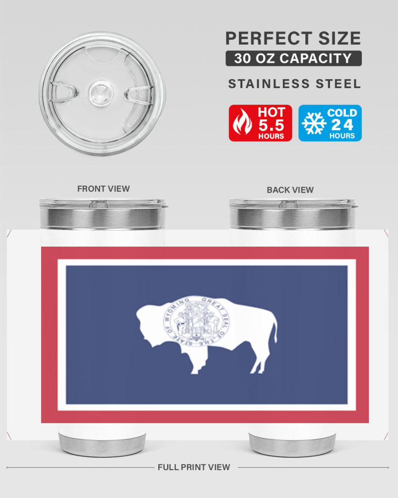 Wyoming 1#- stateflags- Tumbler