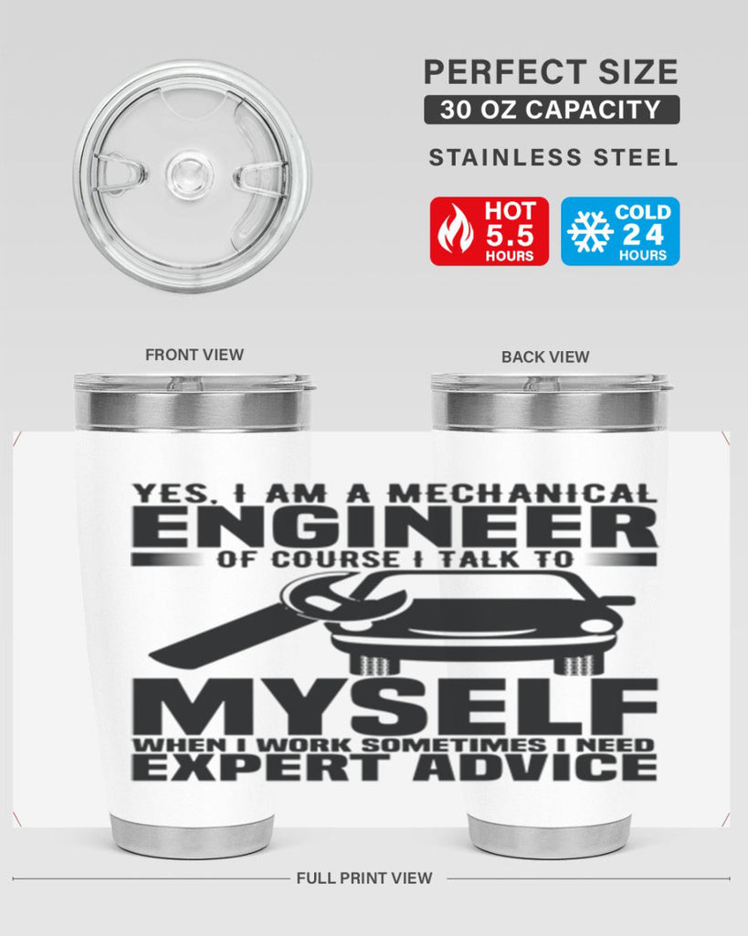 Yes I Am A Mechanical Style 1#- engineer- tumbler