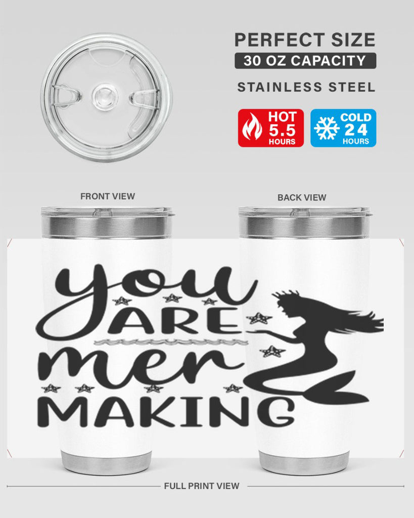 You are mer making 684#- mermaid- Tumbler