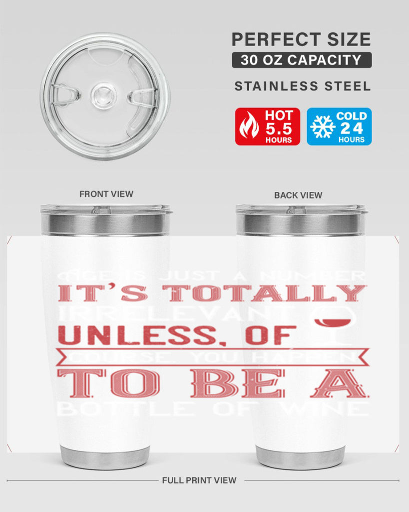 age is just a number its totaly 92#- wine- Tumbler