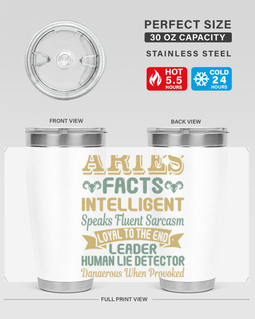 aries 123#- zodiac- Tumbler