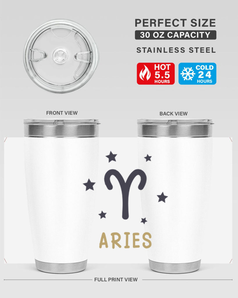 aries 135#- zodiac- Tumbler
