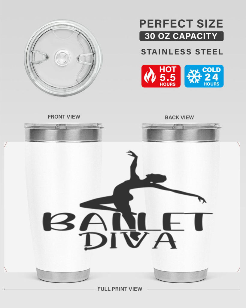 ballet diva6#- ballet- Tumbler
