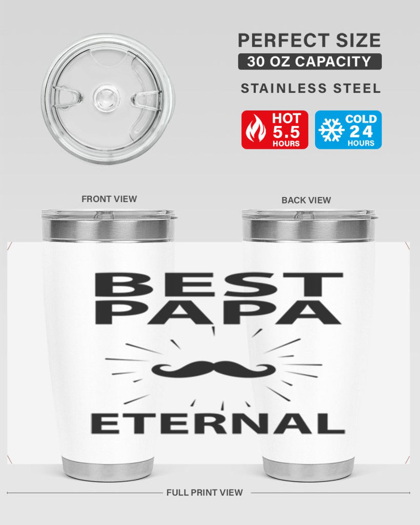 best papa png 92#- grandpa - papa- Tumbler