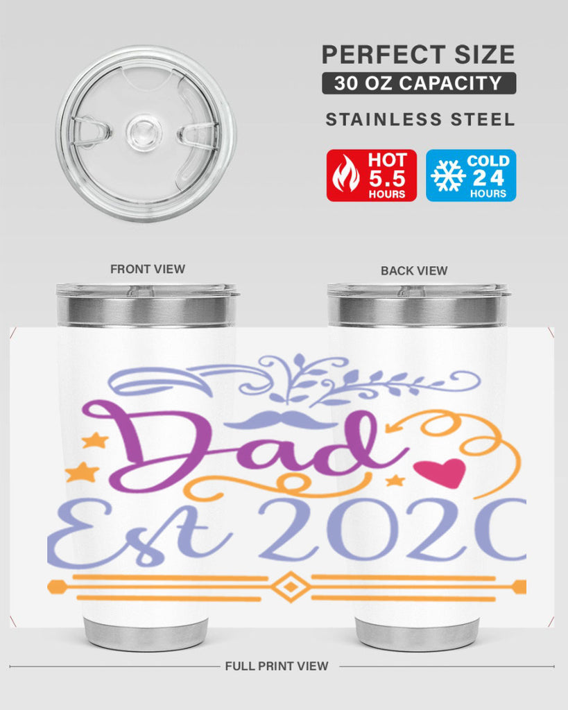 dad est 97#- fathers day- Tumbler