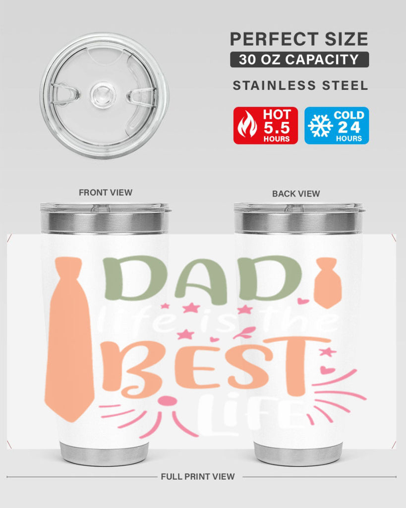 dad life is the best life 105#- fathers day- Tumbler