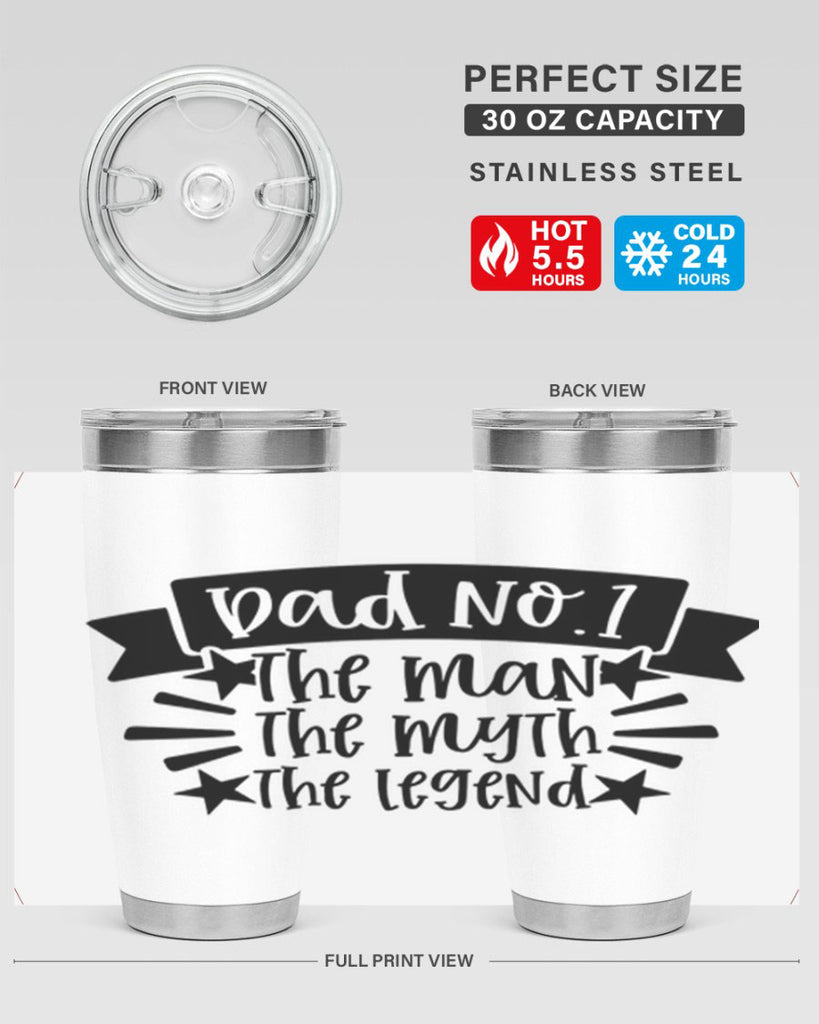 dad no the man the myth the legend 62#- fathers day- Tumbler