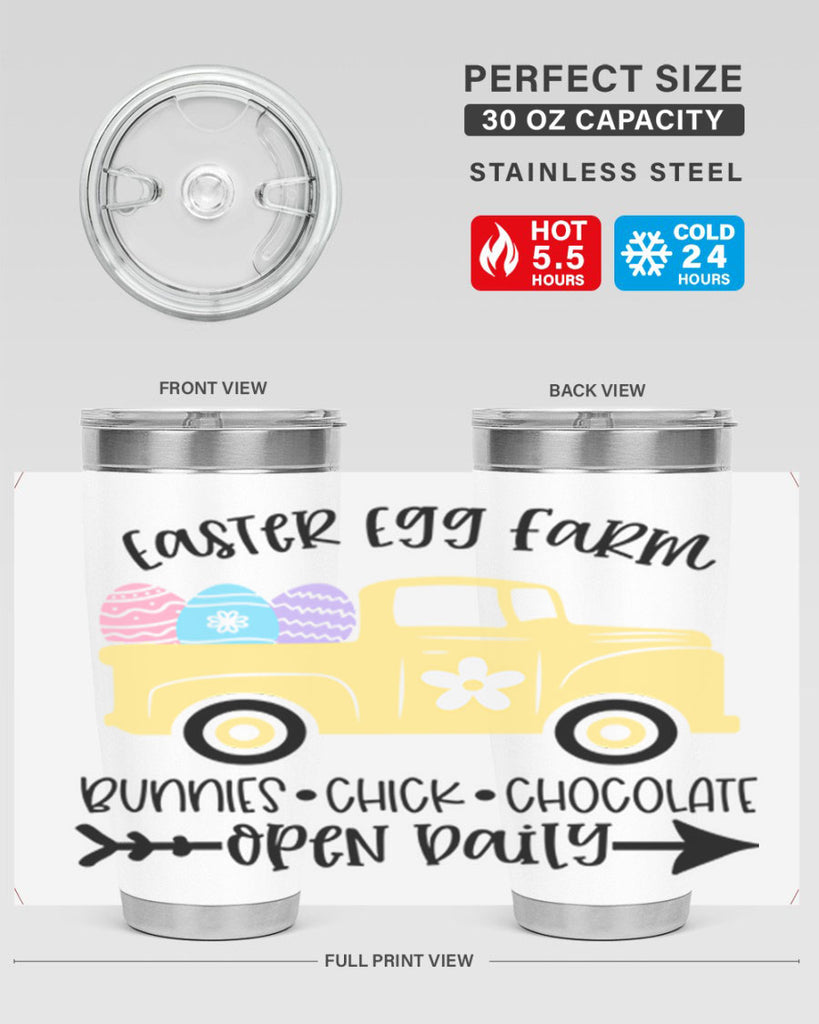 easter egg farm 58#- easter- Tumbler
