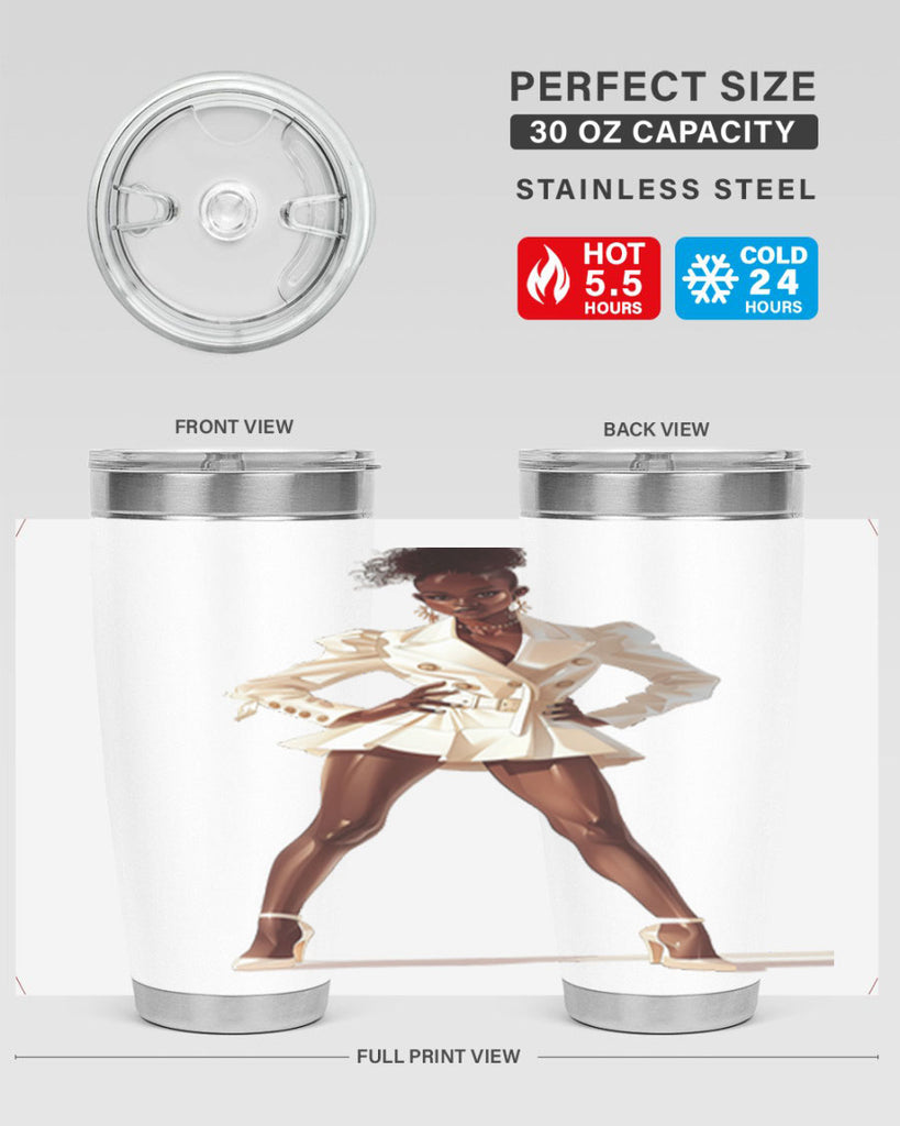 fashion girl in white 75#- fashion- Cotton Tank