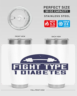 fight type diabetes Style 37#- diabetes- Tumbler