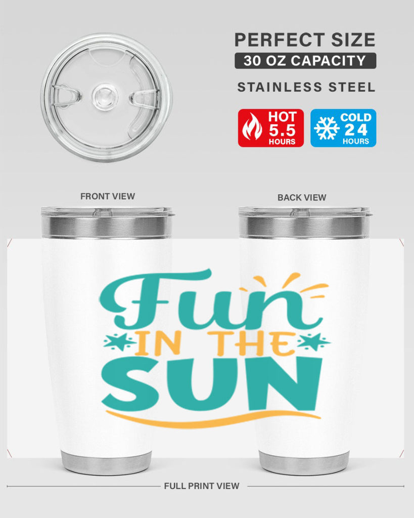 fun in the sun Style 103#- summer- Tumbler