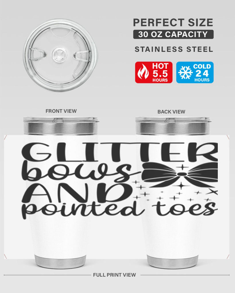 glitter bows and pointed toes44#- ballet- Tumbler
