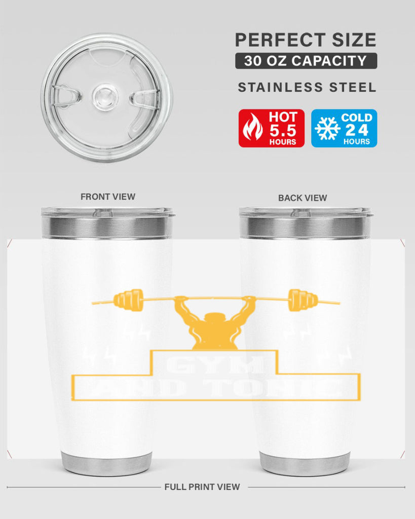 gym and tonic 100#- gym- Tumbler