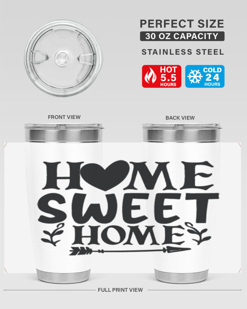 home sweet home 27#- home- Tumbler