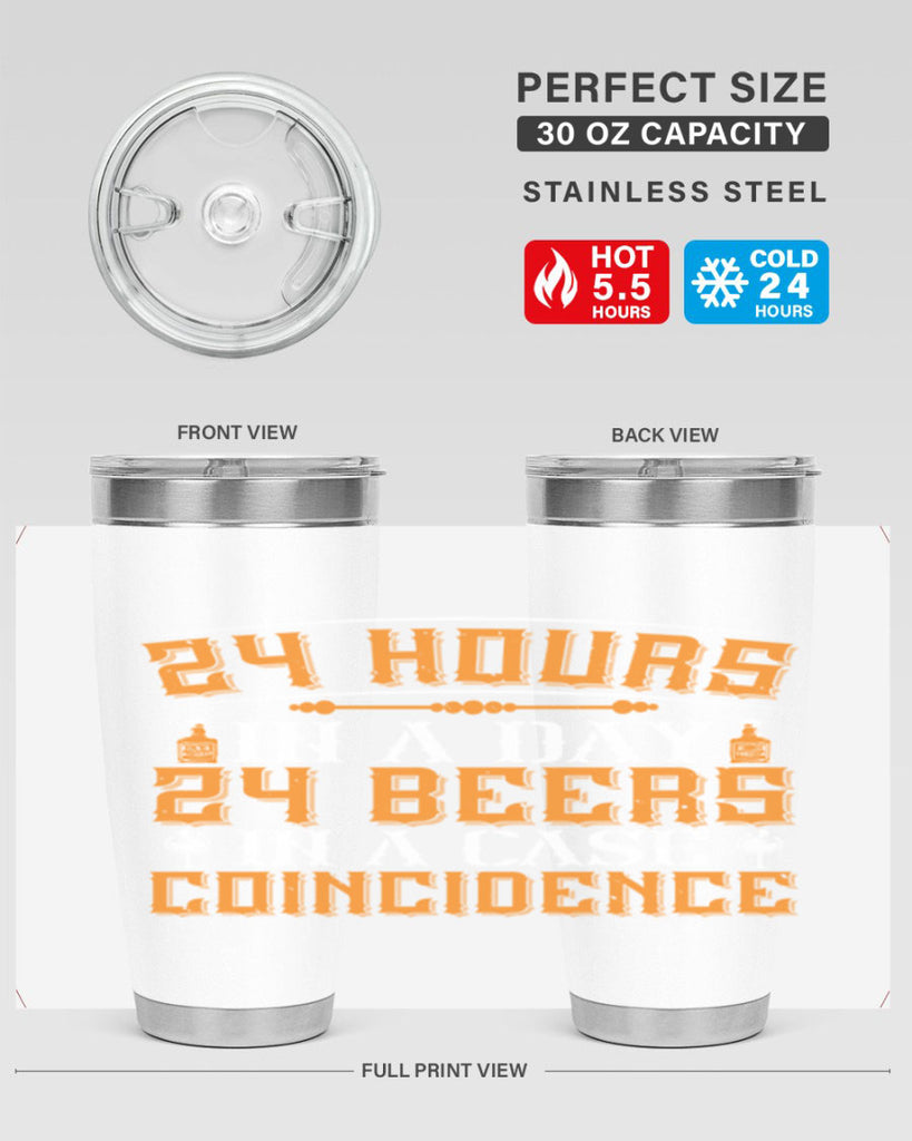 hours in a day beers in a case coincidence 56#- drinking- Tumbler
