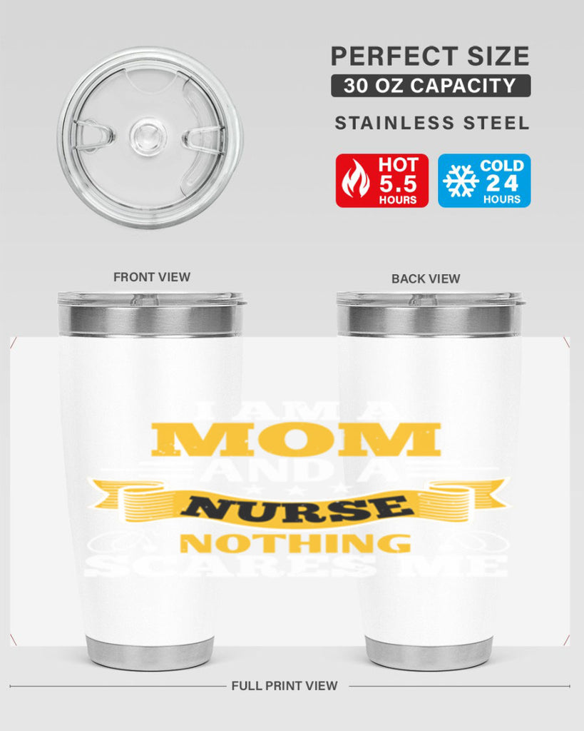 i am amom and a nurse Style 396#- nurse- tumbler