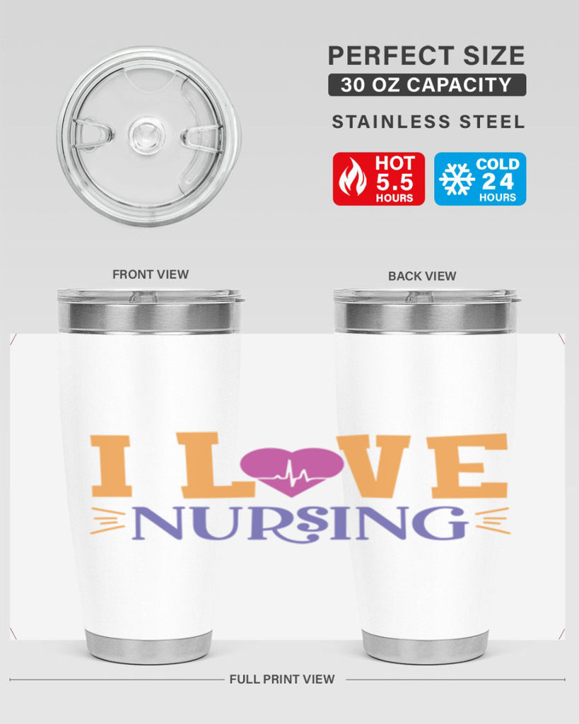 i love nursing Style Style 173#- nurse- tumbler