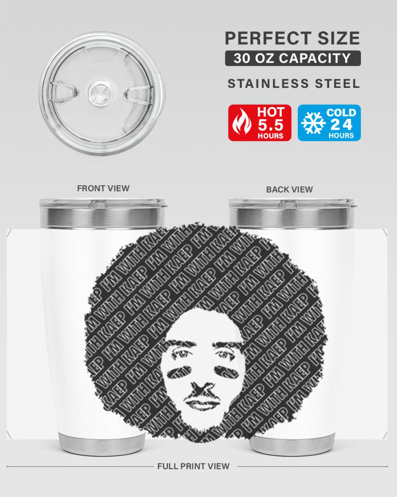 imwithkaep 24#- black men - boys- tumbler