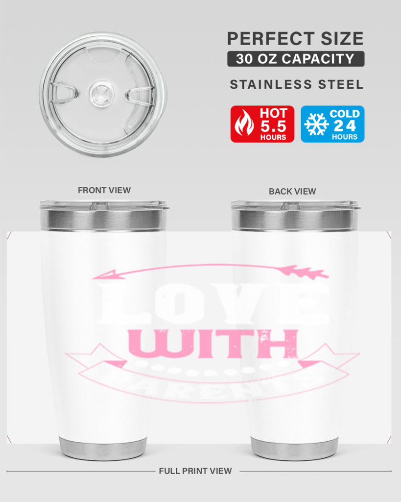 love with parents 43#- valentines day- Tumbler