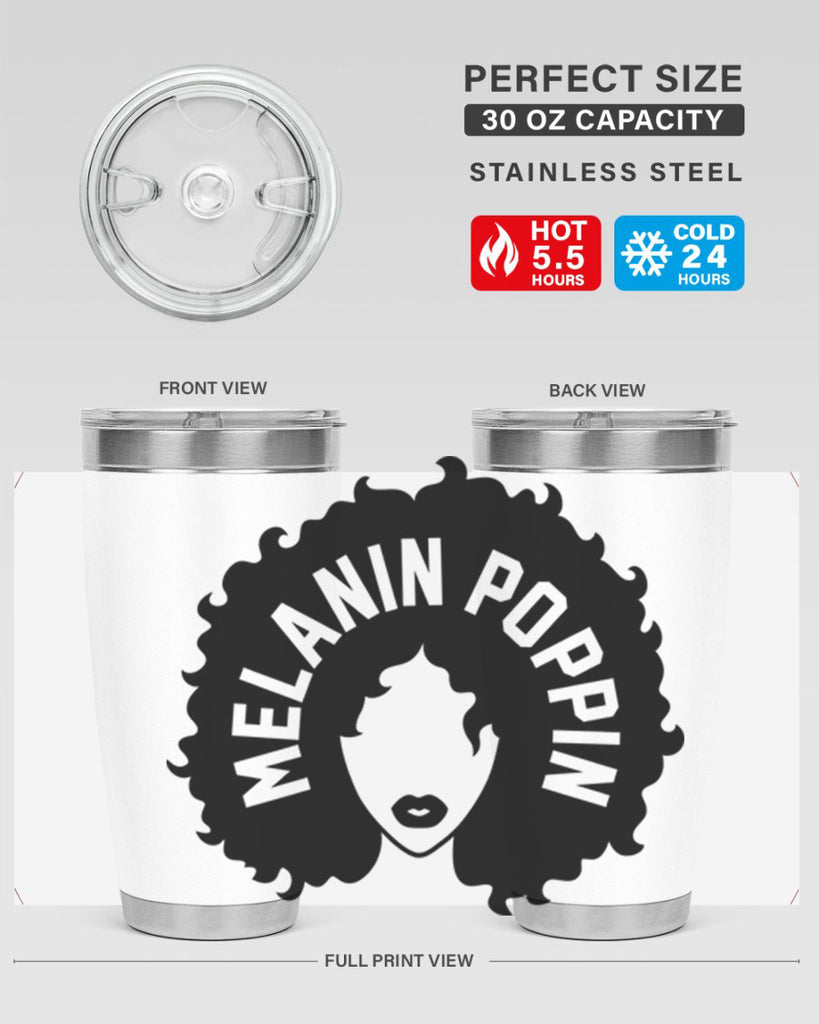 melanin poppin 85#- black words phrases- Cotton Tank