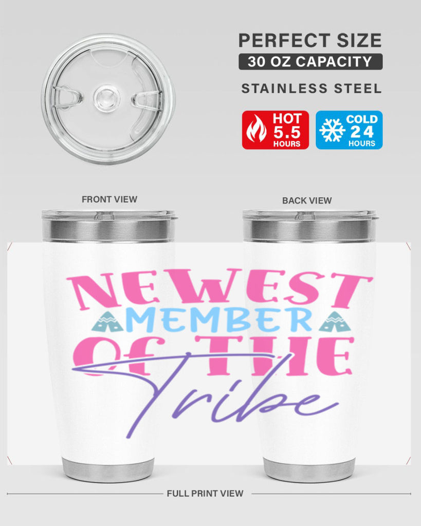 newest member of the tribe Style 211#- baby- tumbler