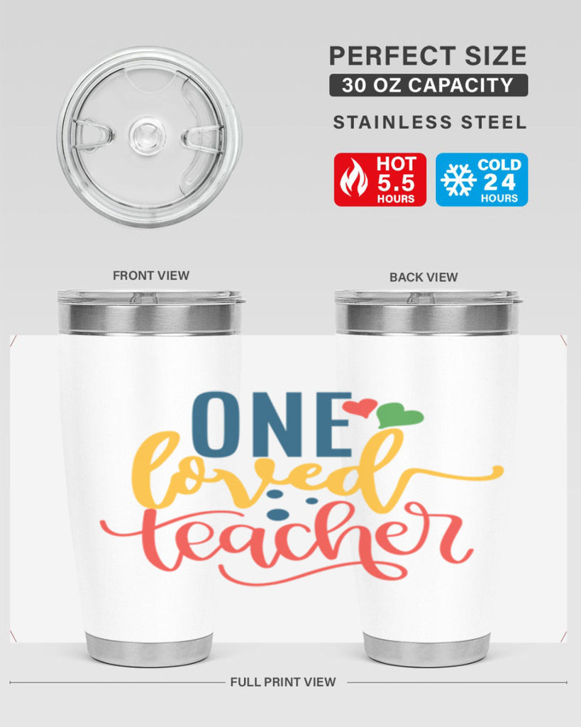 one loved teacher Style 165#- teacher- tumbler