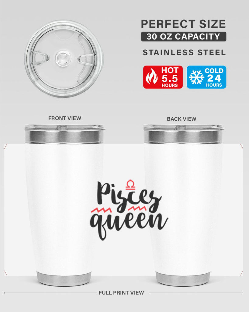 pisces queen 368#- zodiac- Tumbler