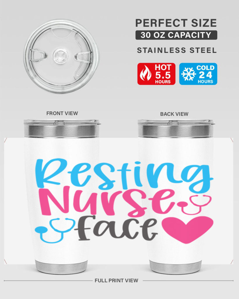 resting nurse face Style Style 56#- nurse- tumbler