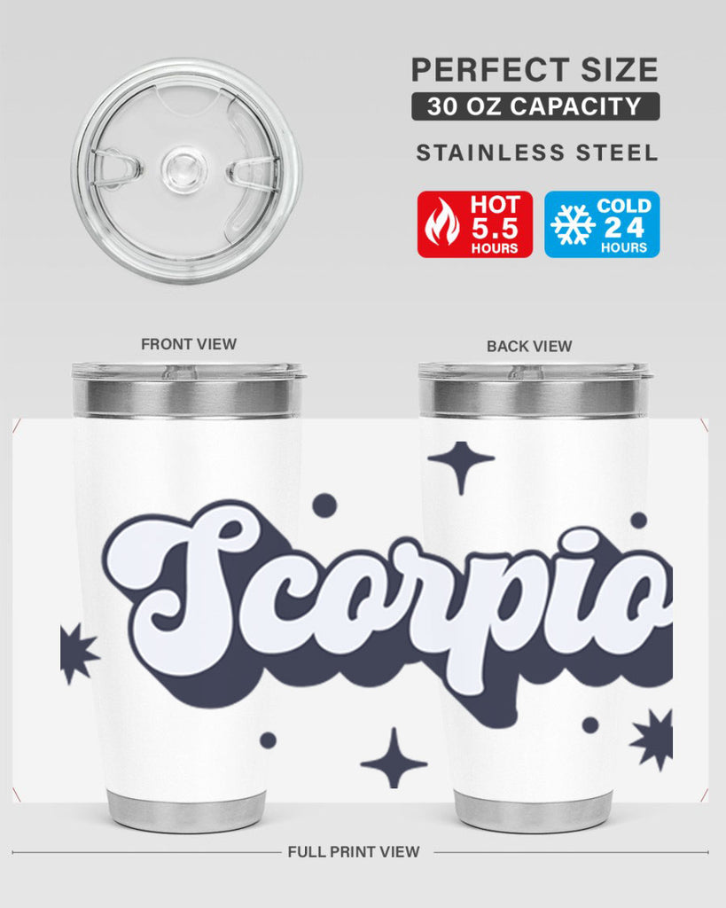 scorpio 454#- zodiac- Tumbler