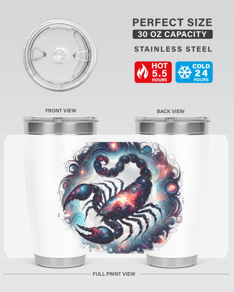 scorpio 462#- zodiac- Tumbler