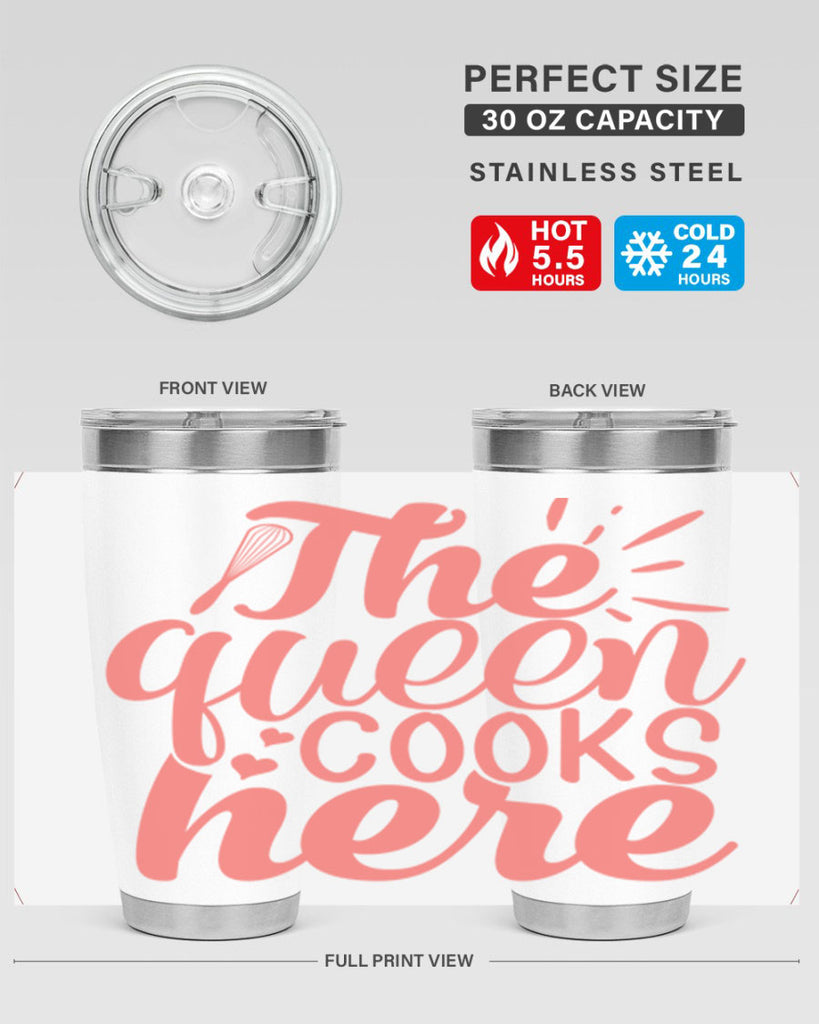 the queen cooks here 9#- kitchen- Tumbler