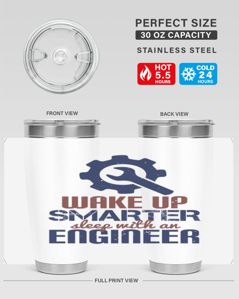 wake up smarter sleep with an engineer Style 31#- engineer- tumbler