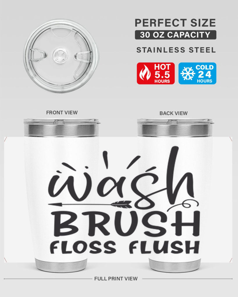 wash brush floss flush 73#- kitchen- Tumbler