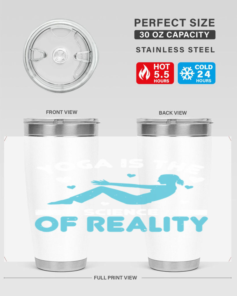 yoga is the science of reality 16#- yoga- Tumbler