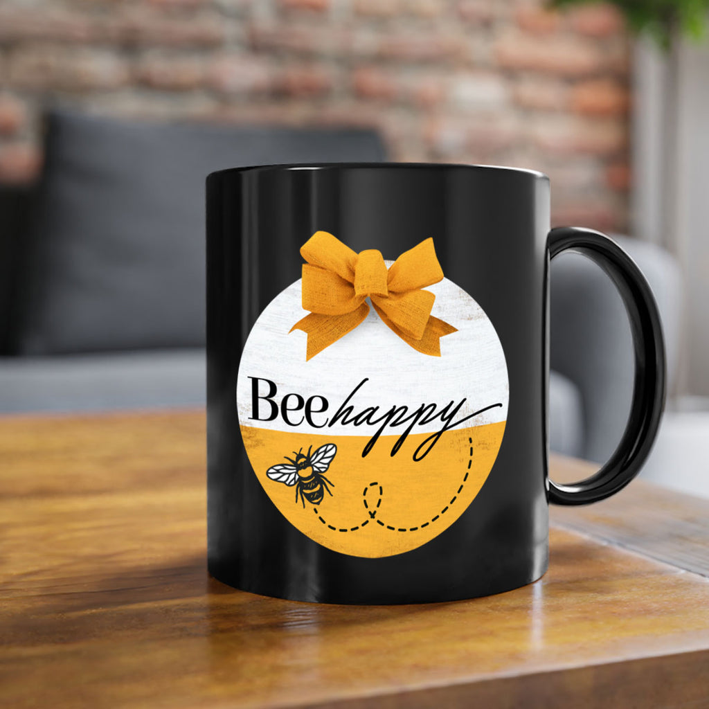 Bee Happy Mockup27#- spring-Mug / Coffee Cup