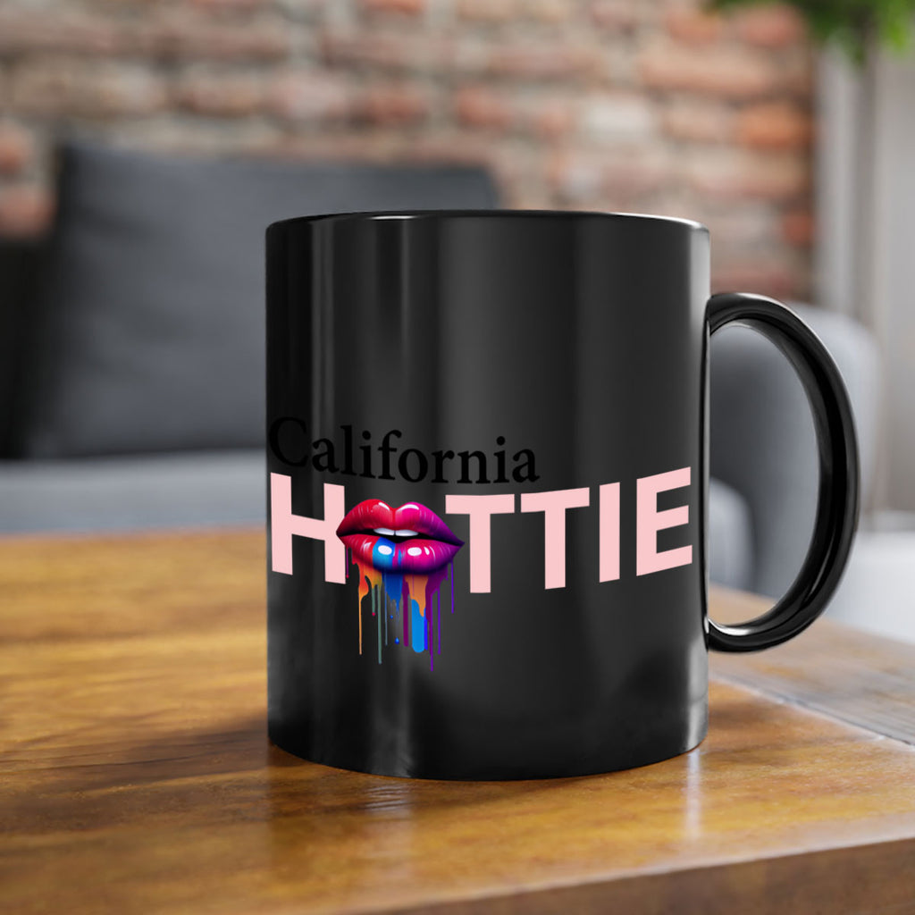 California Hottie with dripping lips 5#- Hottie Collection-Mug / Coffee Cup