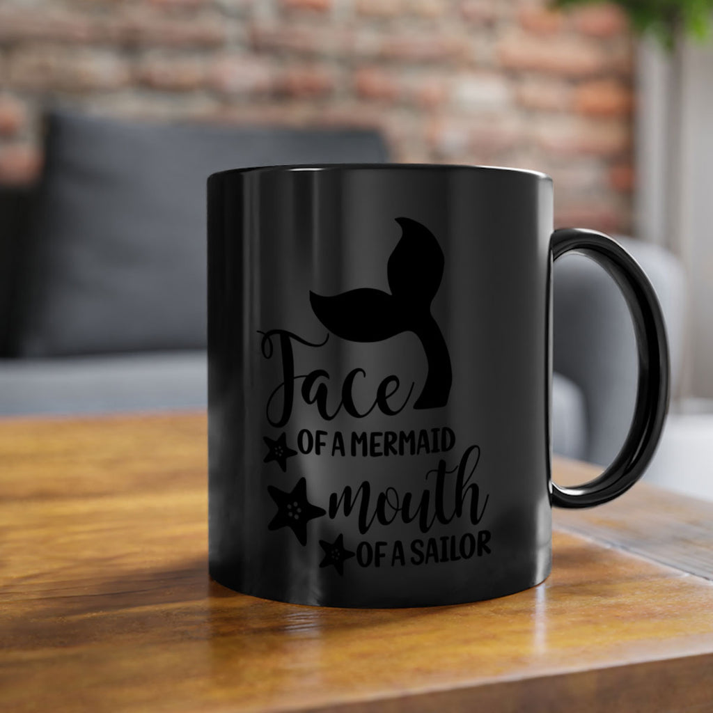 Face of a Mermaid mouth 165#- mermaid-Mug / Coffee Cup