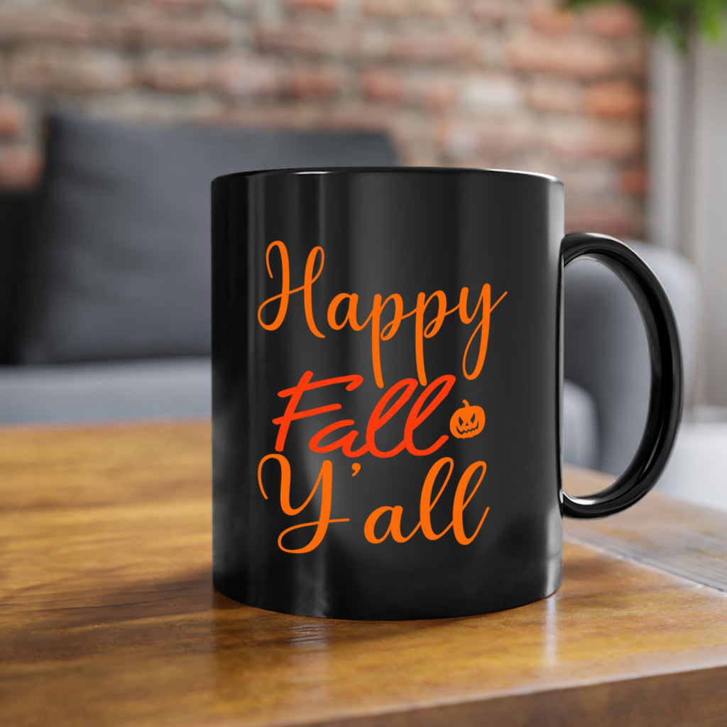 Happy Fall Yall Design 233#- fall-Mug / Coffee Cup