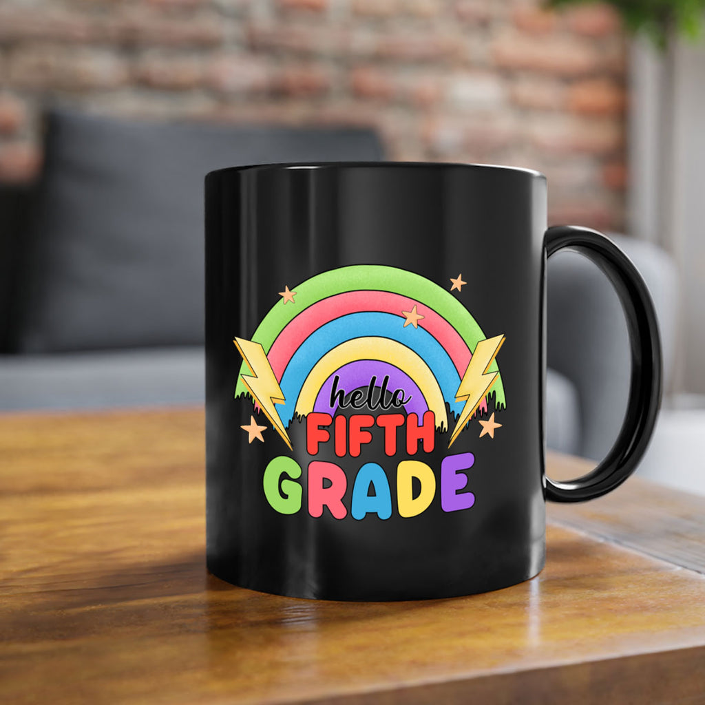 Hello 5th Grade Rainbow 14#- 5th grade-Mug / Coffee Cup