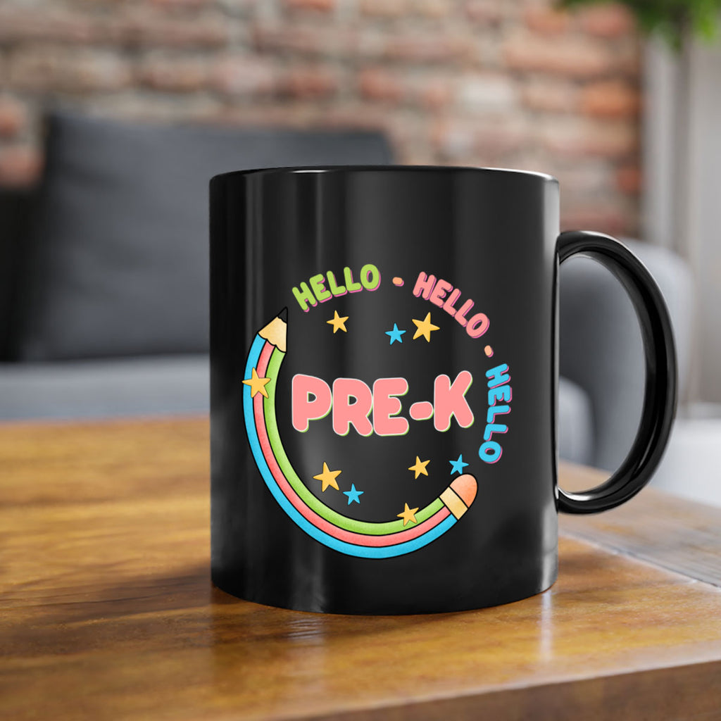 Hello PreK Pencil 4#- preK-Mug / Coffee Cup