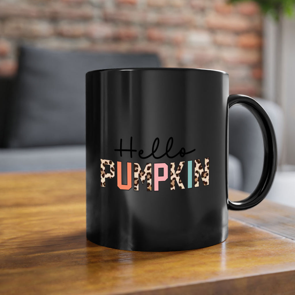 Hello pumpkin 289#- fall-Mug / Coffee Cup