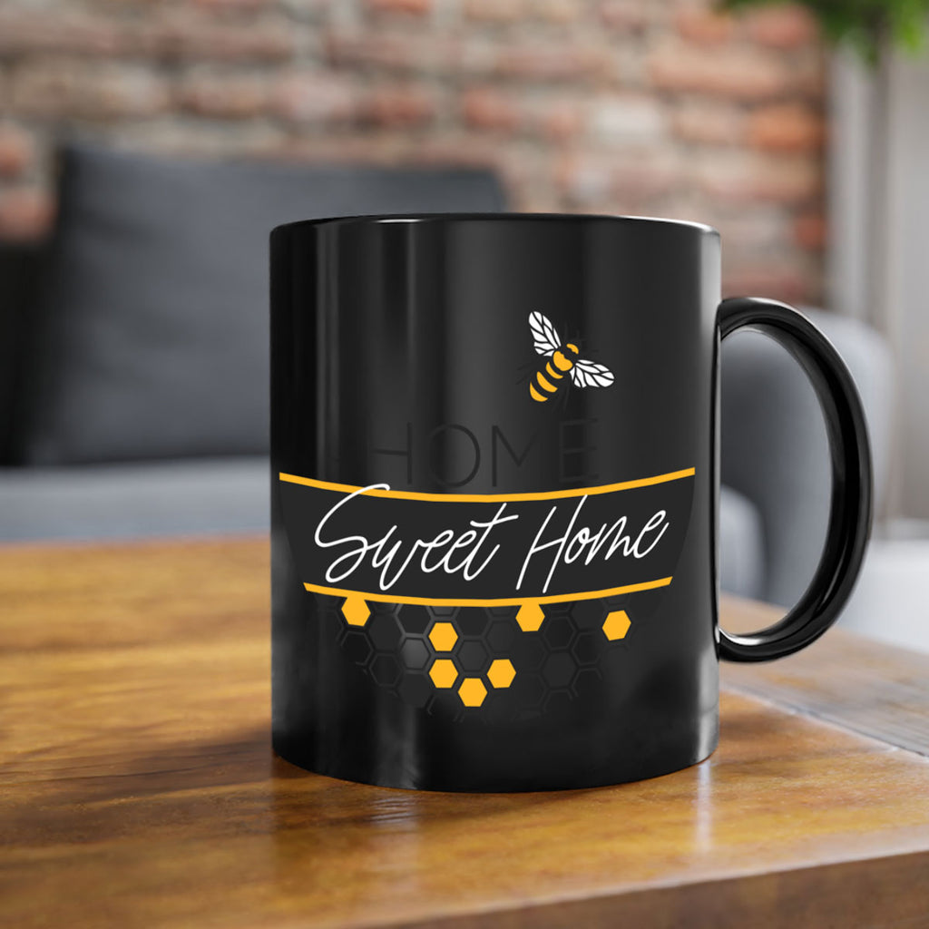 Home Sweet Home Bee and hive pattern243#- spring-Mug / Coffee Cup