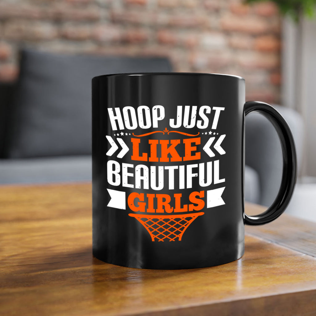 Hoop just like beautiful girls 1179#- basketball-Mug / Coffee Cup