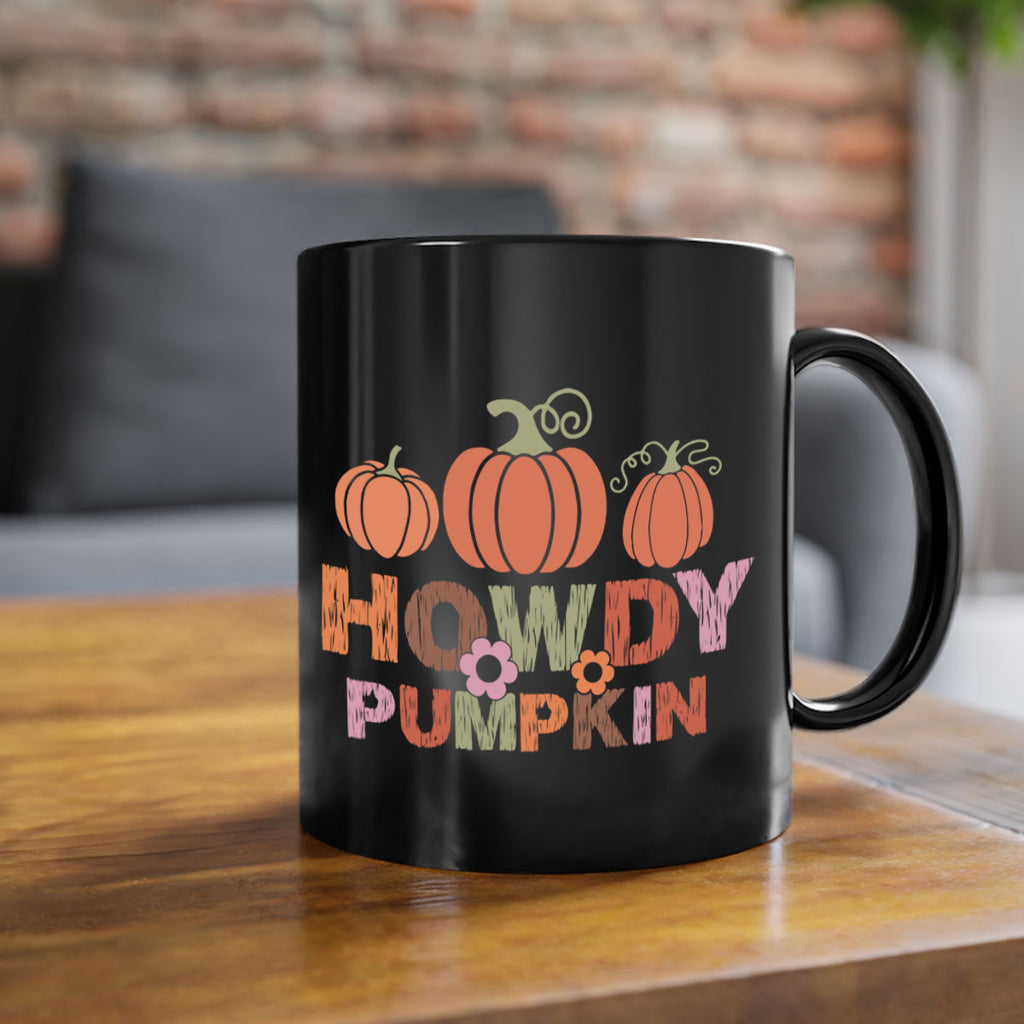 Howdy Pumpkin 321#- fall-Mug / Coffee Cup