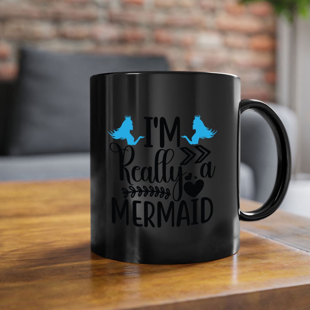 Im Really a Mermaid 262#- mermaid-Mug / Coffee Cup