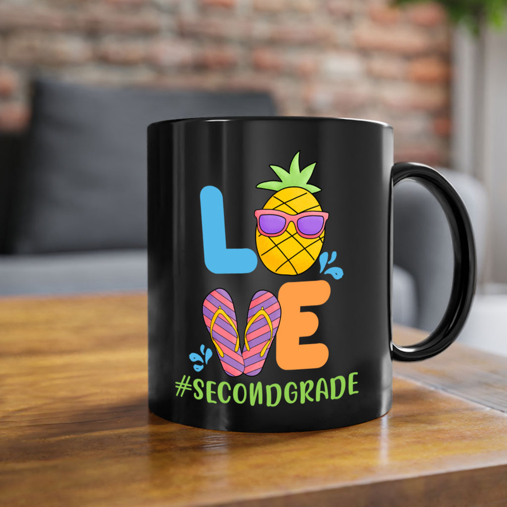 LOVE 2nd Grade Summer Pineapple 17#- second grade-Mug / Coffee Cup