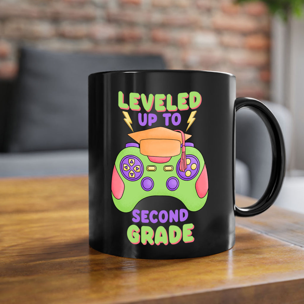 Leveled up to 2nd Grade 15#- second grade-Mug / Coffee Cup
