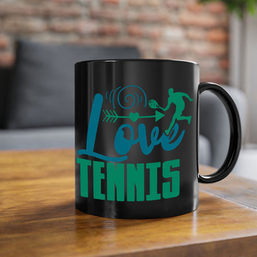 Love Tennis 729#- tennis-Mug / Coffee Cup